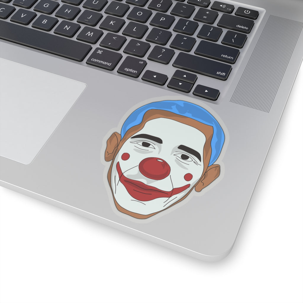 "Obama the Clown" Kiss-Cut Sticker