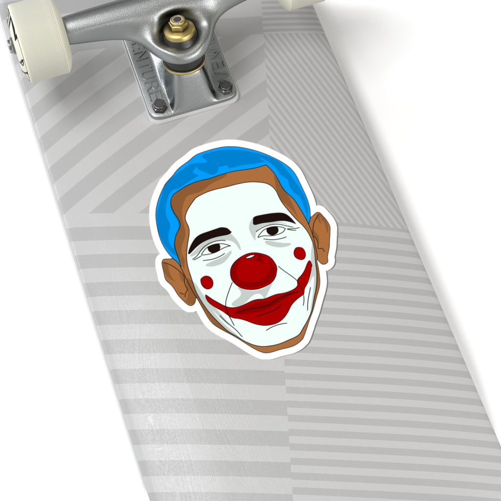 "Obama the Clown" Kiss-Cut Sticker
