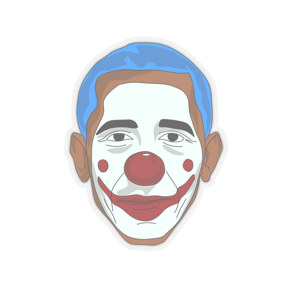 "Obama the Clown" Kiss-Cut Sticker