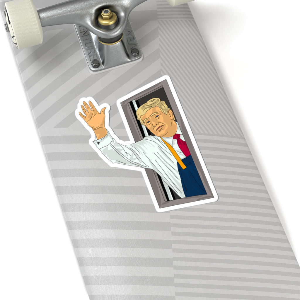 Trump Drive-Thru Wave sticker