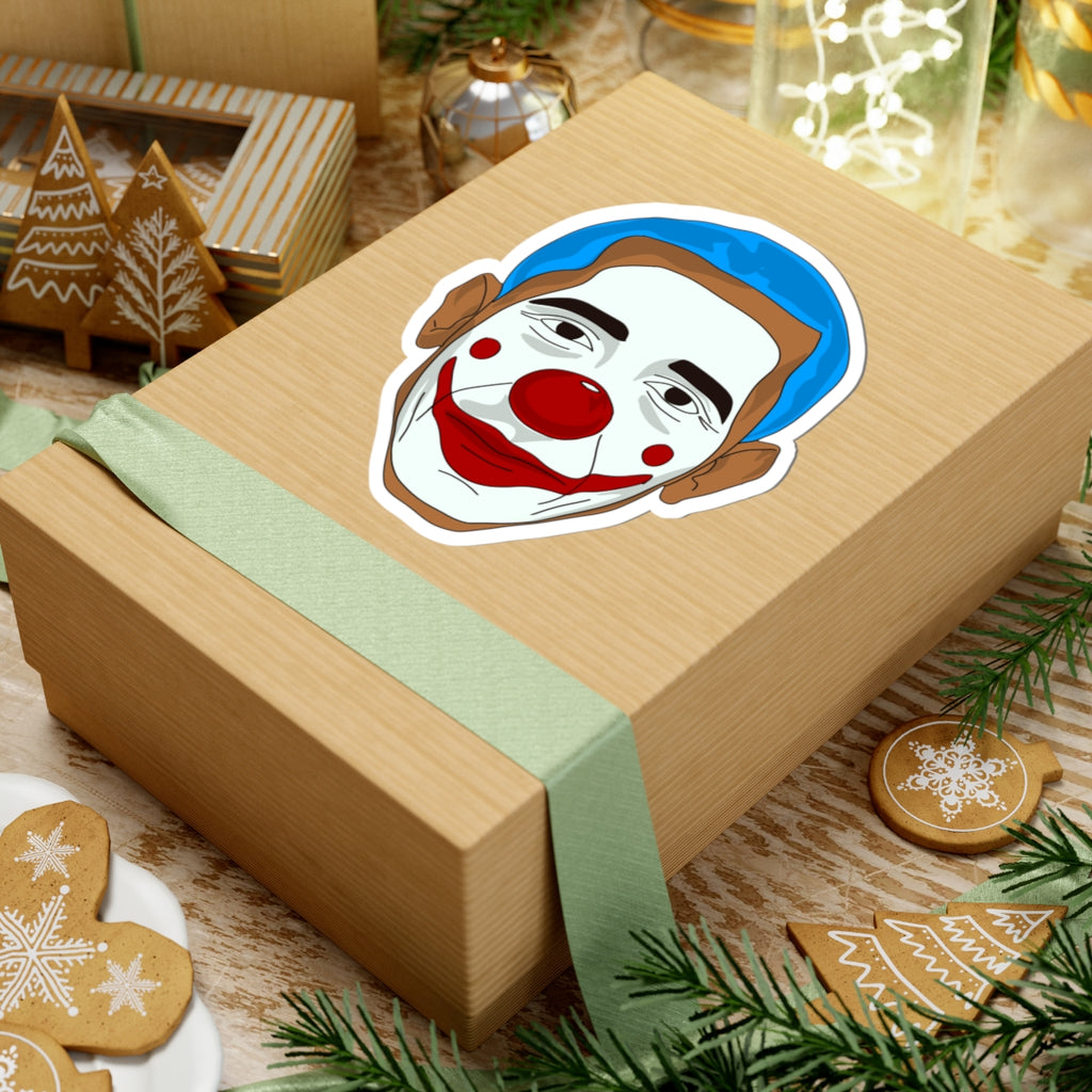 "Obama the Clown" Kiss-Cut Sticker